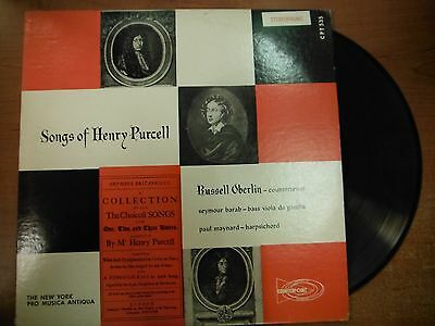 33 RPM Vinyl Henry Purcell NY Pro Musica Antiqua Esoteric Records Stere 022715SM