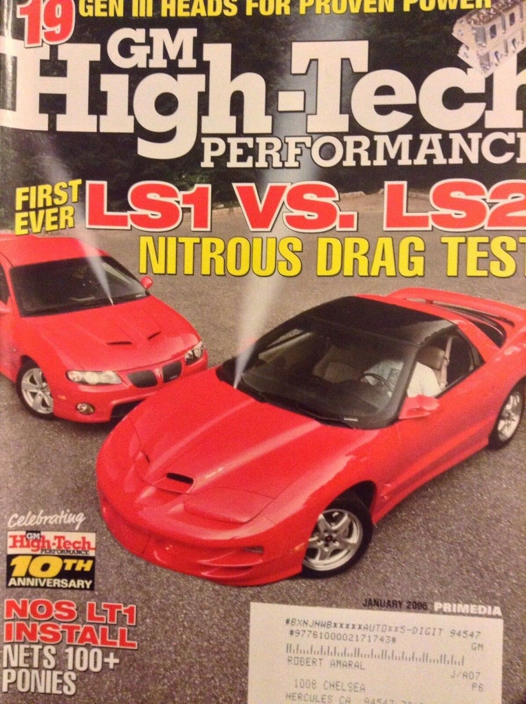 GM High-Tech Magazine LS1 Vs Ls2 Nitrous Drag Test January 2006 020718nonrh