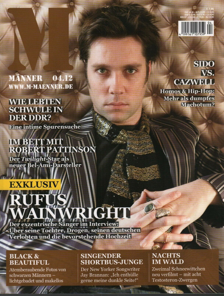 Manner German Gay Interest Magazine April 2012 Robert Pattinson 030420AME