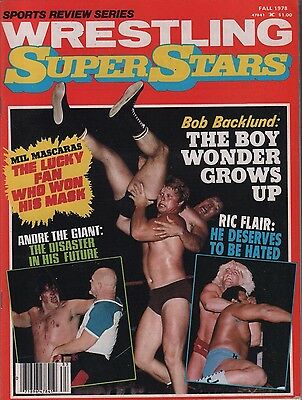 Wrestling Superstars Fall 1978 Andre the Giant, Ric Flair EX 123115DBE