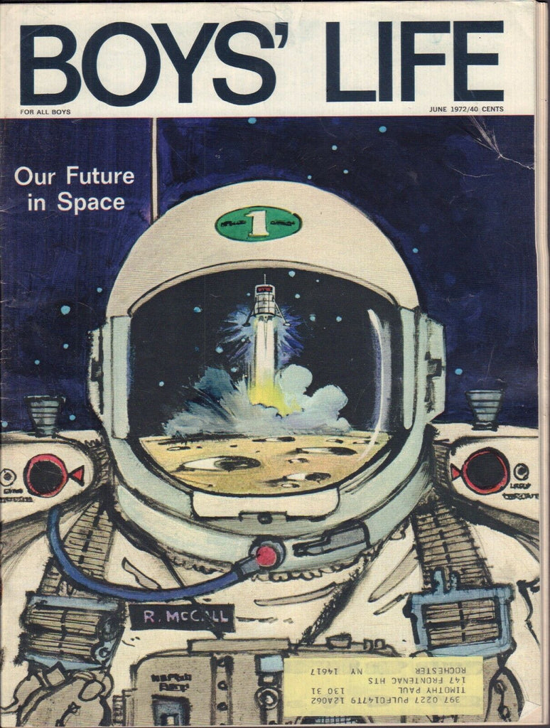 Boy's Life June 1972 Man on The Moon w/ML 011617DBE2