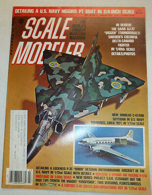 Scale Modeler Magazine Douglas C-47 & Lockheed P-3C March 1980 040915R