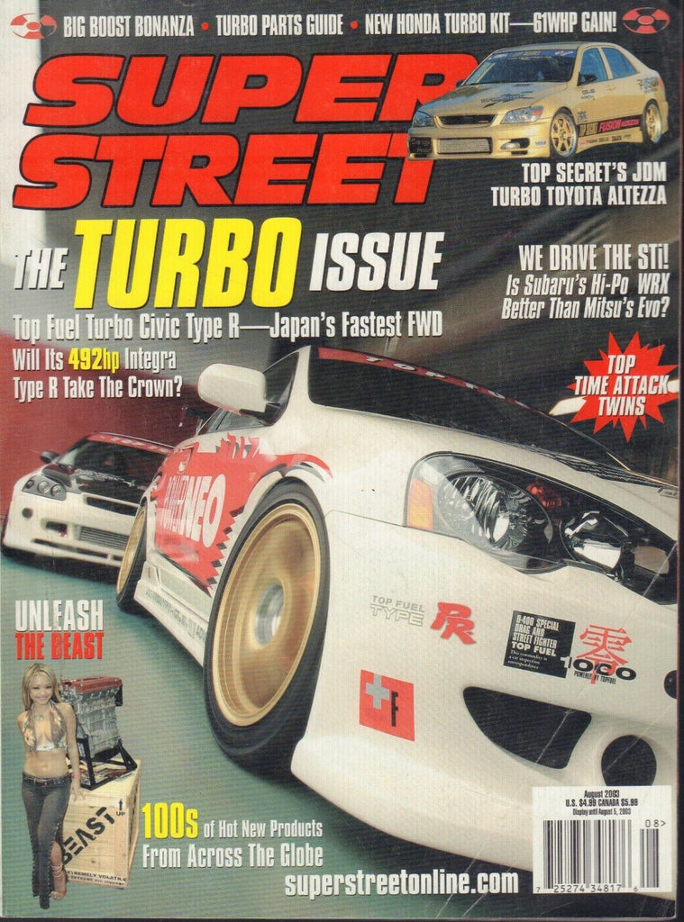 Super Street Turbo Issue August 2003 Tila Tequila 091018AME2