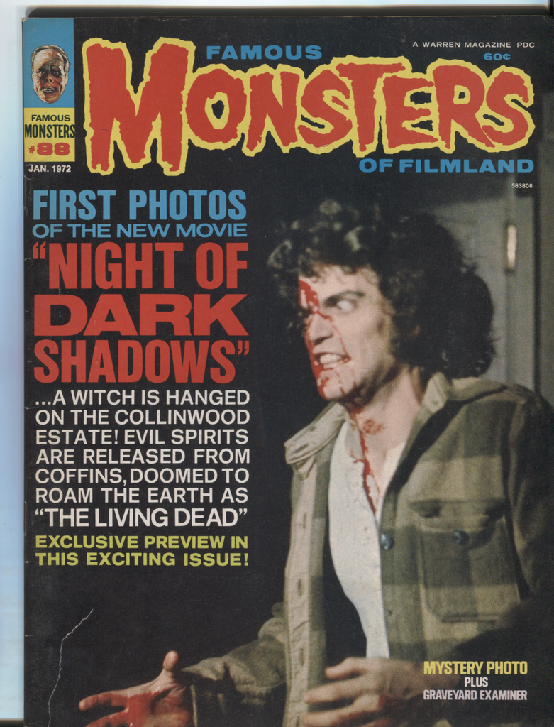 Famous Monsters of Filmland #88 January 1972 Night of Dark Shadows 022521DBE