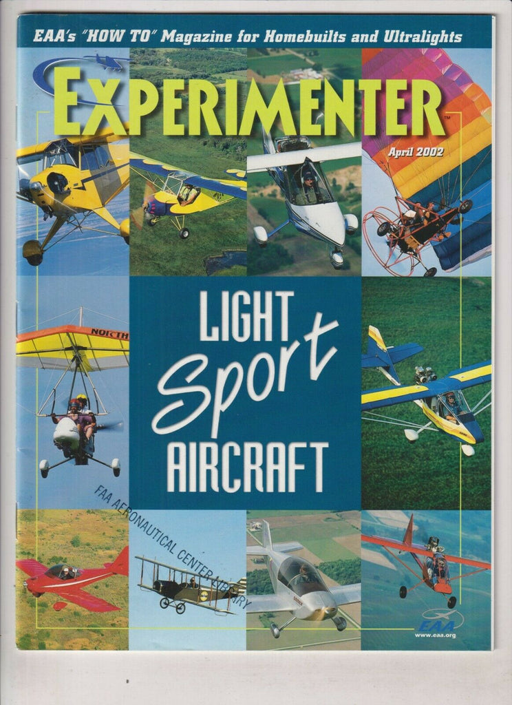 Experimenter Aviation Mag Light Sport Aircraft April 2002 040420nonrh