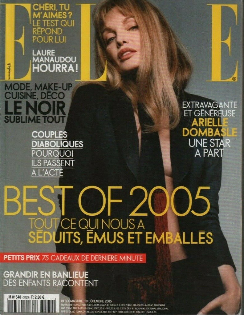 Elle Fench Fashion Magazine 19 Decembre 2005 Arielle Dombasle 092719AME