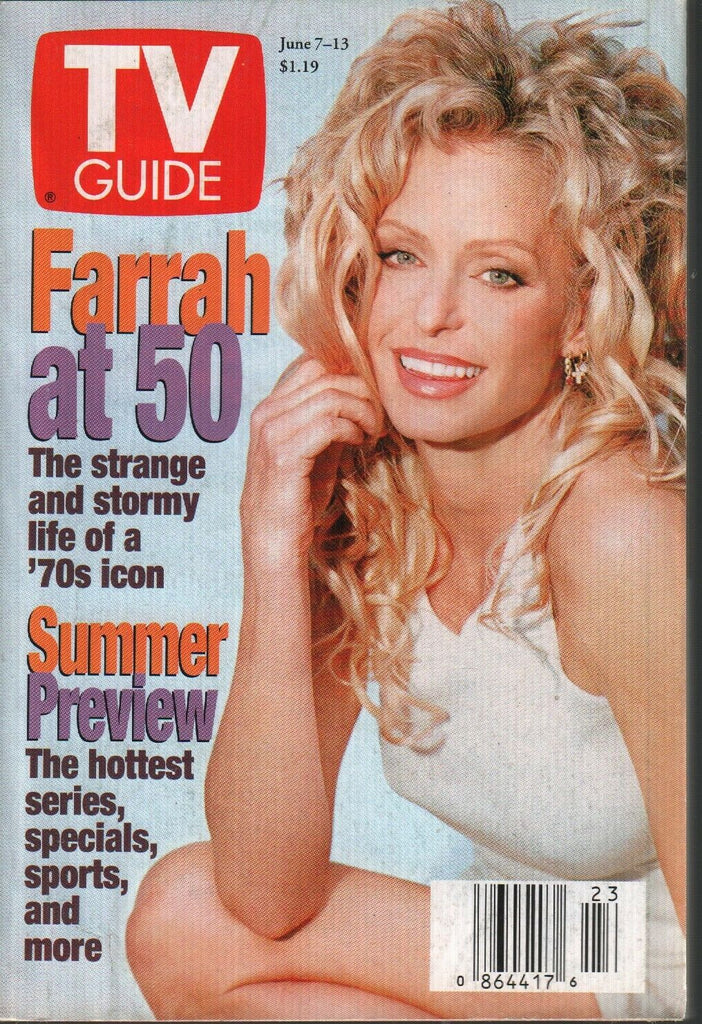 TV Guide June 7-13 1997 Farrah Fawcett Summer Preview 022120AME