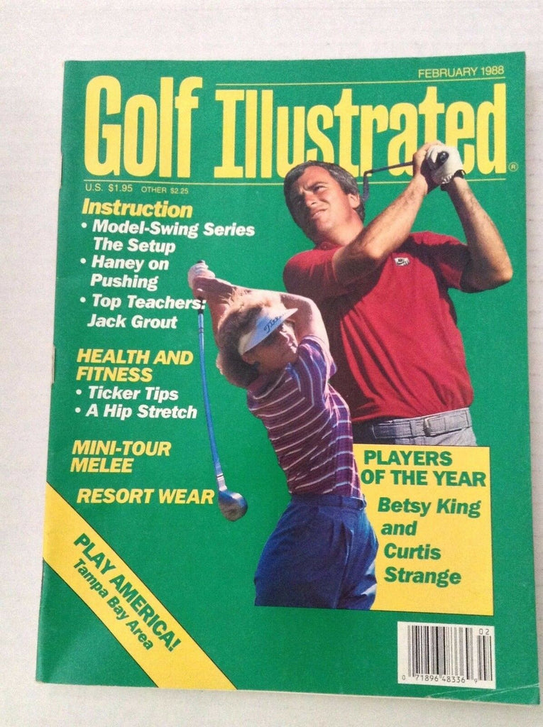 Golf Illustrated Magazine Betsy King Curtis Strange February 1988 020717RH