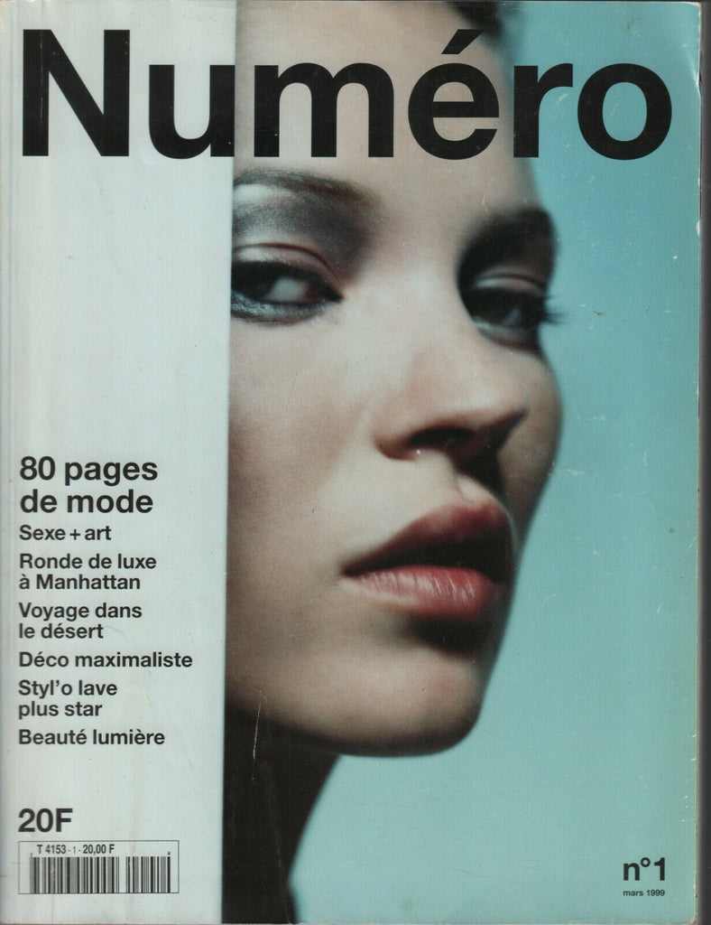 Numero French Fashion March 1999 #1 First Issue Kate Moss 020221ame2