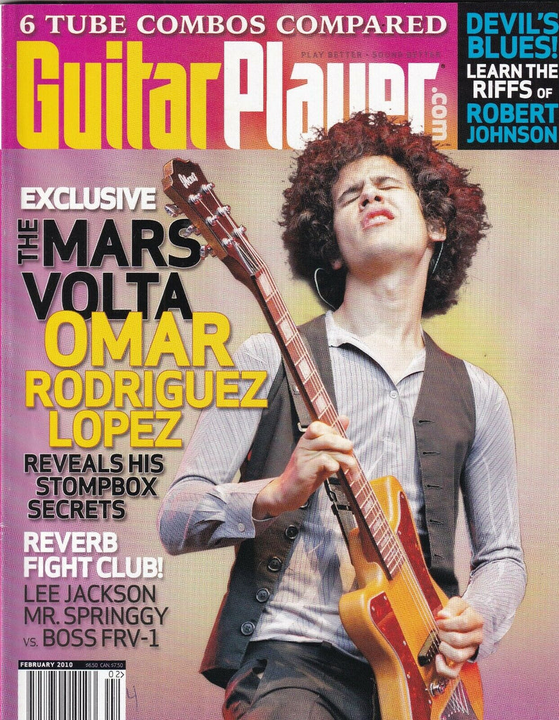 Guitar Player Mag The Mars Volta Omar Rodriguez Lopez February 2010 100219nonr