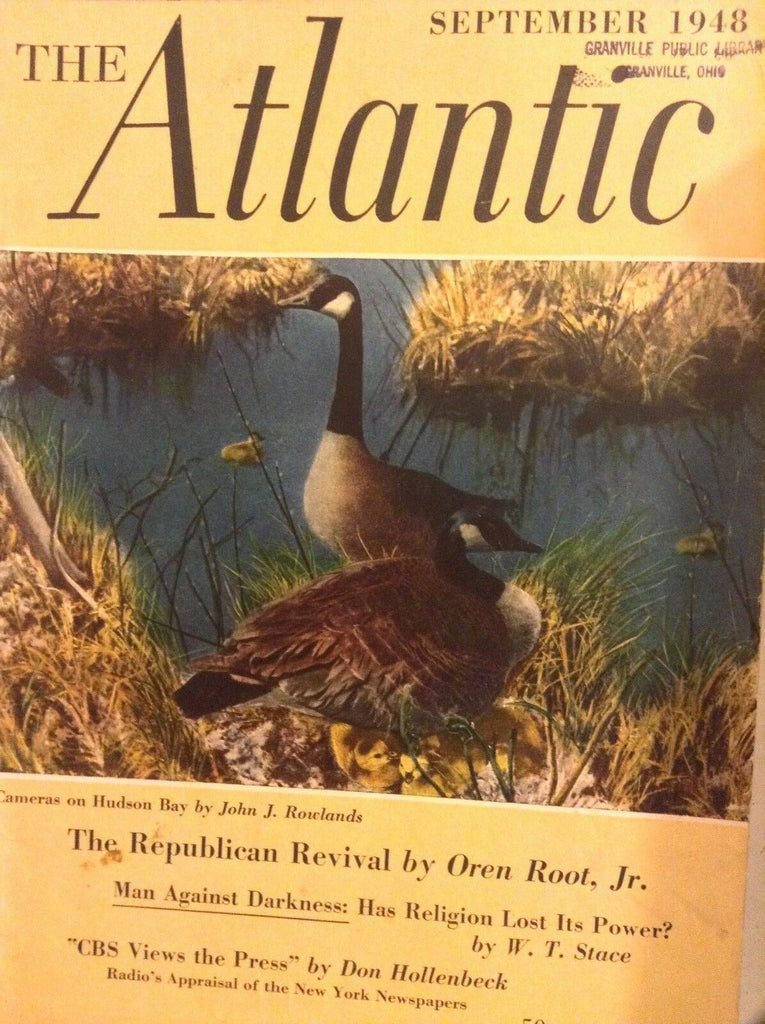The Atlantic Magazine Republican Revival September 1948 010518nonrh