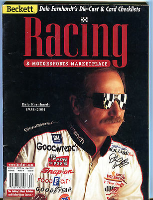Racing & Motorsports Marketplace Magazine April 2001 Dale Earnhardt EX 050516jhe