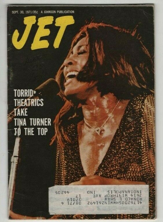 Jet Magazine Tina Turner September 30, 1971 070720nonr