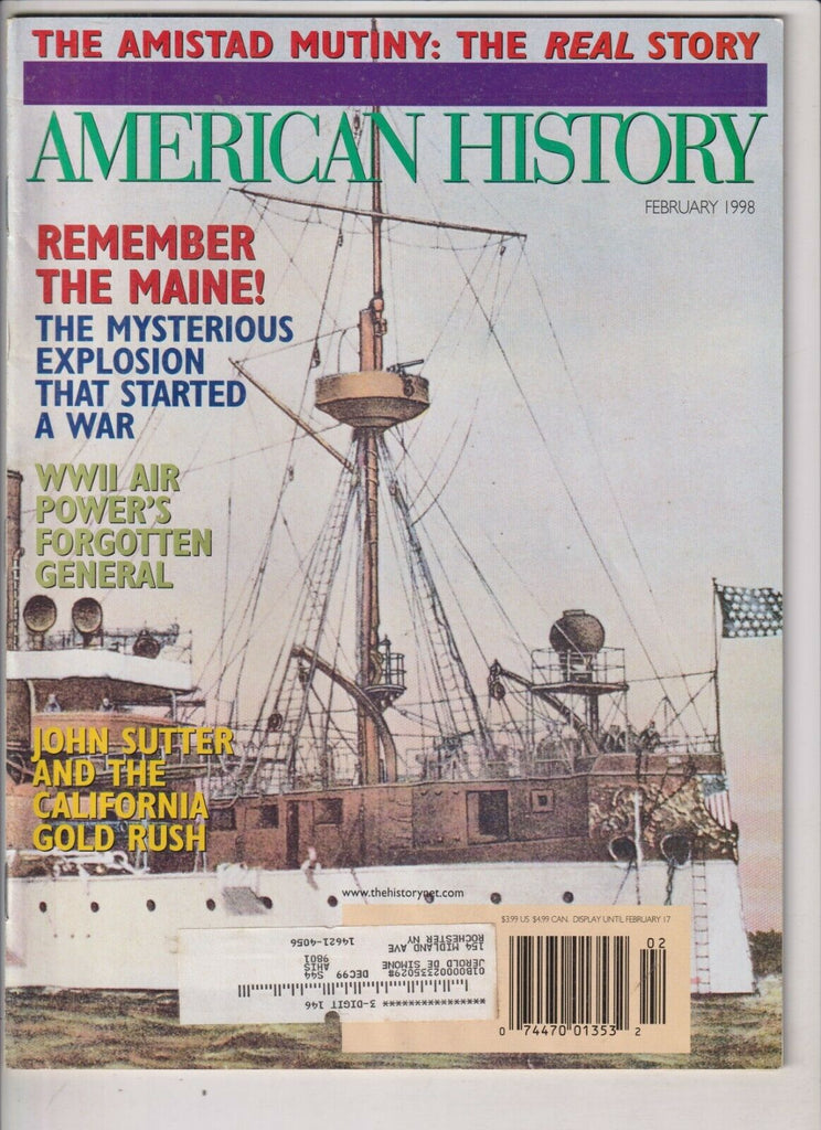 American History Mag John Sutter And The Gold Rush February 1998 032720nonrh