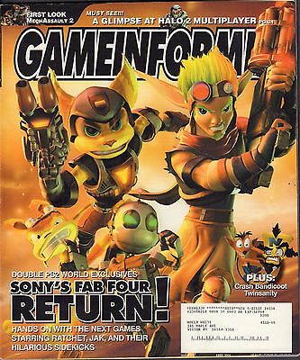 Gameinformer April 2004 Crash Bandicoot, Halo 2, MechAssult 2 w/ML VG 081016DBE