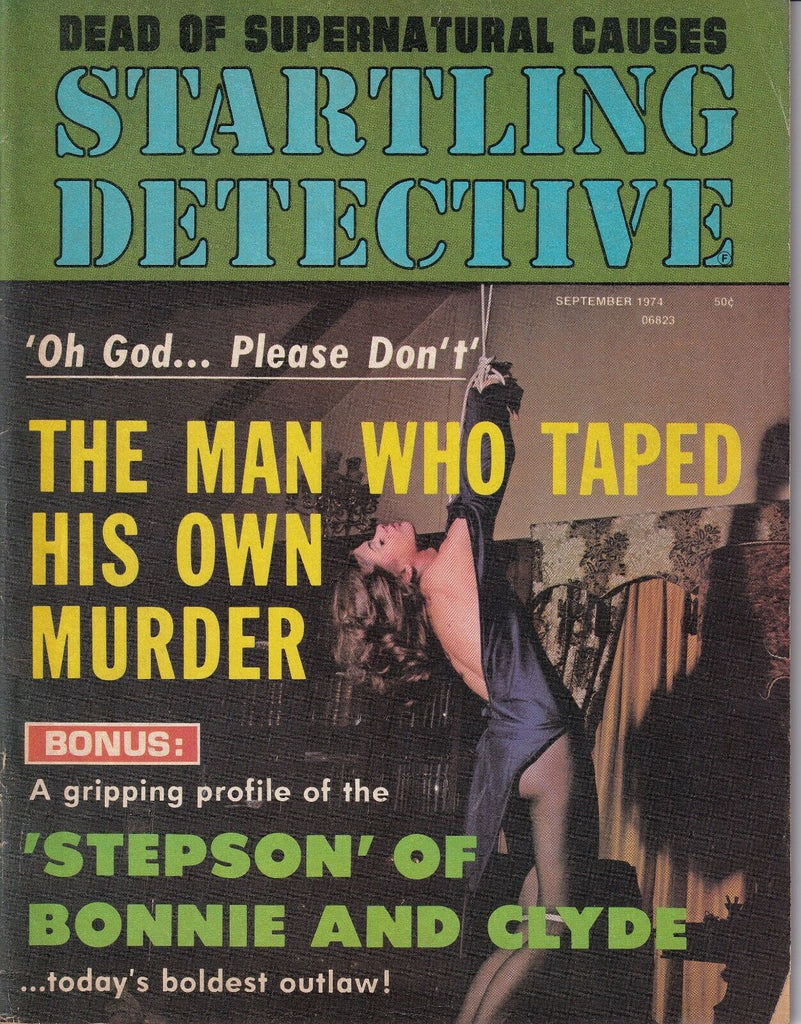 Startling Detective Magazine Man Who Taped His Murder September 1974 040819nonr