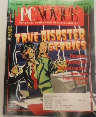 PC Novice Magazine True Disaster Stories June 1995 FAL 061815R