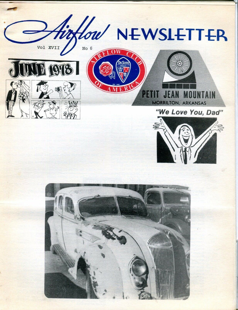 Airflow Newsletter June 1978 Chrysler DeSoto EX No ML 031017nonjhe