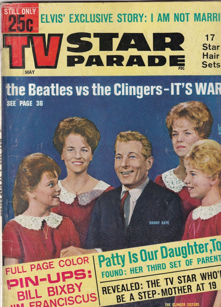 Tv Star Parade The Beatles Elvis Presley Danny Kaye May 1964 062919nonr
