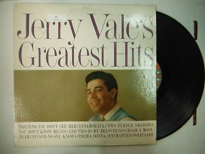 33 RPM Vinyl Jerry Vales Greatest Hits Columbia CL1529 020315KME