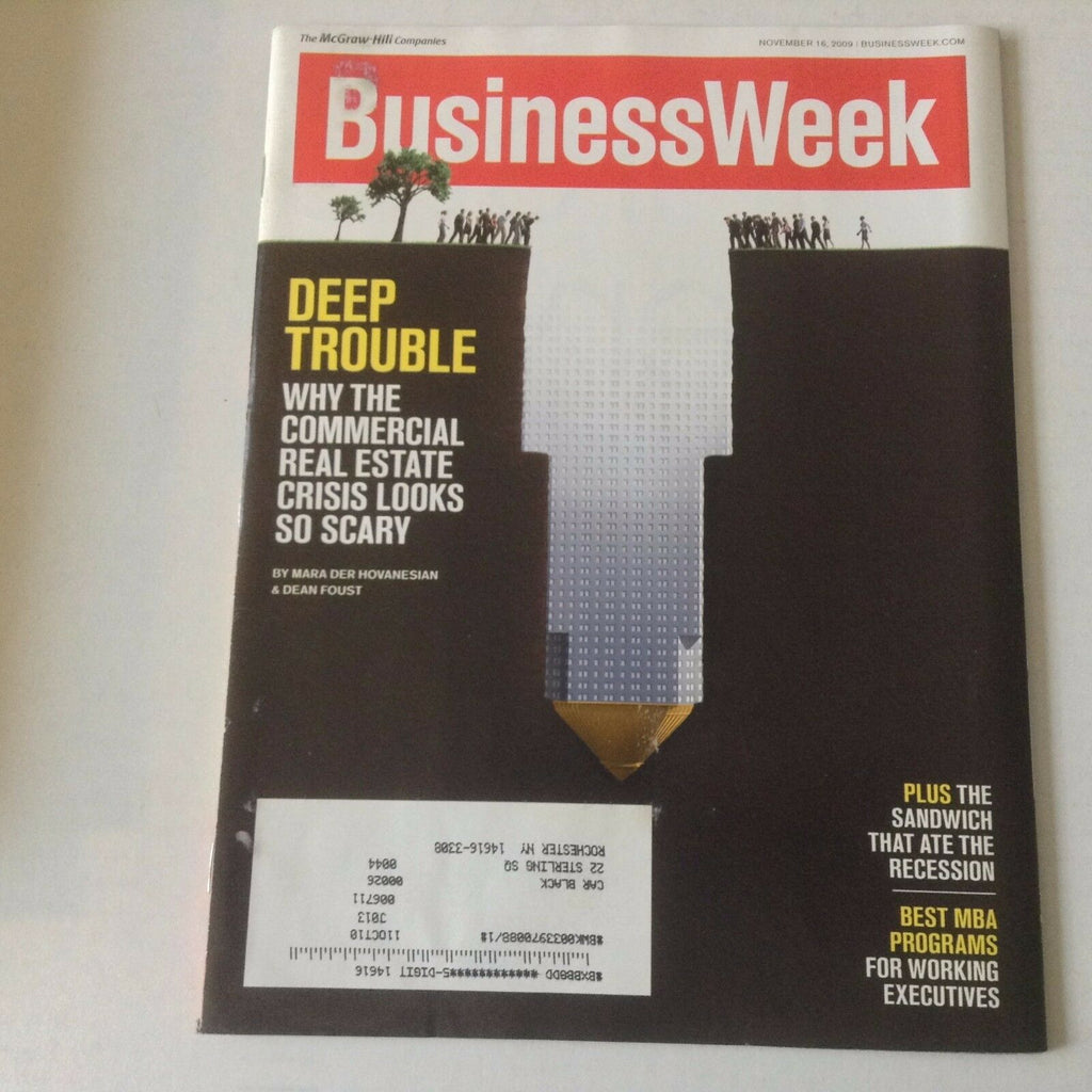 Businessweek Magazine Commercial Real Estate November 16, 2009 052617nonrh