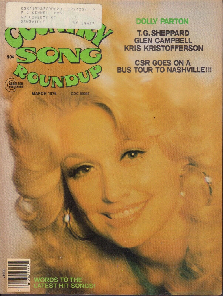 Country Song Roundup March 1976 Dolly Parton w/ML 030717nonDBE2