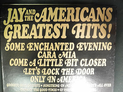 Jay & The Americans Greatest Hits 33 RPM VINYL VG 010616 TLJ