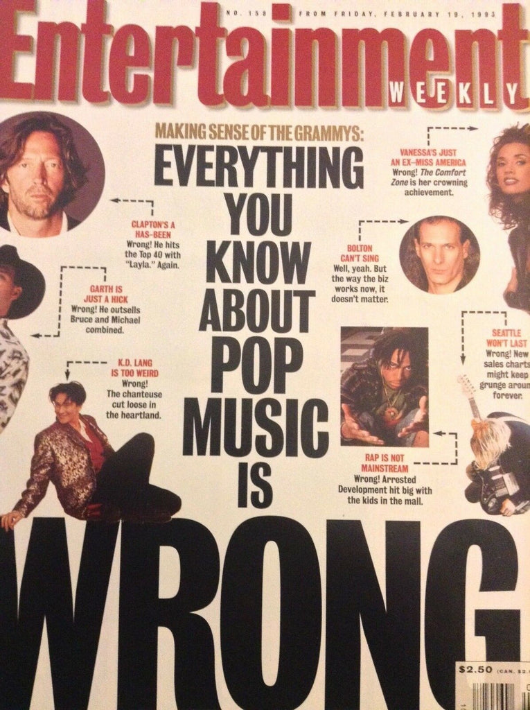 Entertainment Weekly Magazine Everything Pop February 19, 1993 080218nonrh