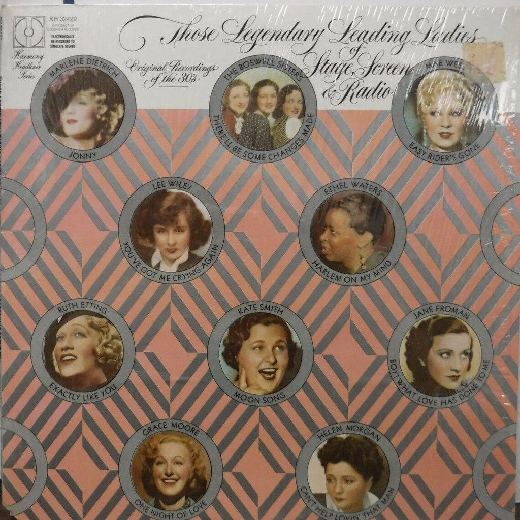 Those Legendary Leading Ladies of stage, screen & radio 33RPM AL32422 010717LLE