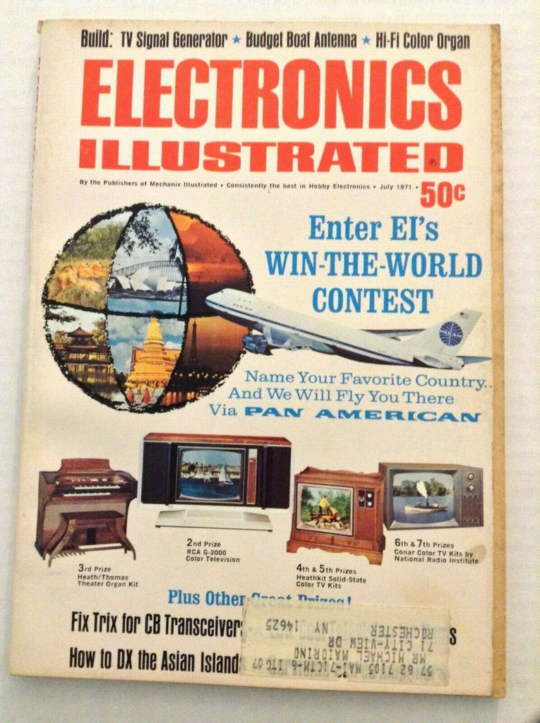 Electronics Illustrated Win The World Contest July 1971 092019nonrh