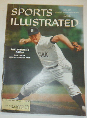 Sports Illustrated Magazine Bob Turley NY Yankees Fred Russell May 1959 040815R