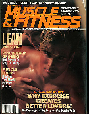 Muscle & Fitness Magazine October 1992 Lean Waistline EX 071416jhe