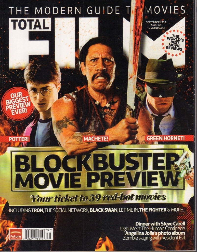 Total Film September 2010 Harry Potter Green Hornet Angelina Jolie 022818DBE