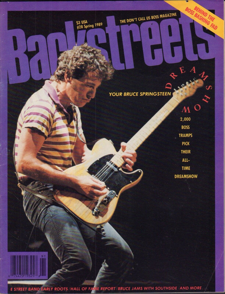 Backstreets #28 Spring 1989 Your Springsteen Dreamshow 012317DBE