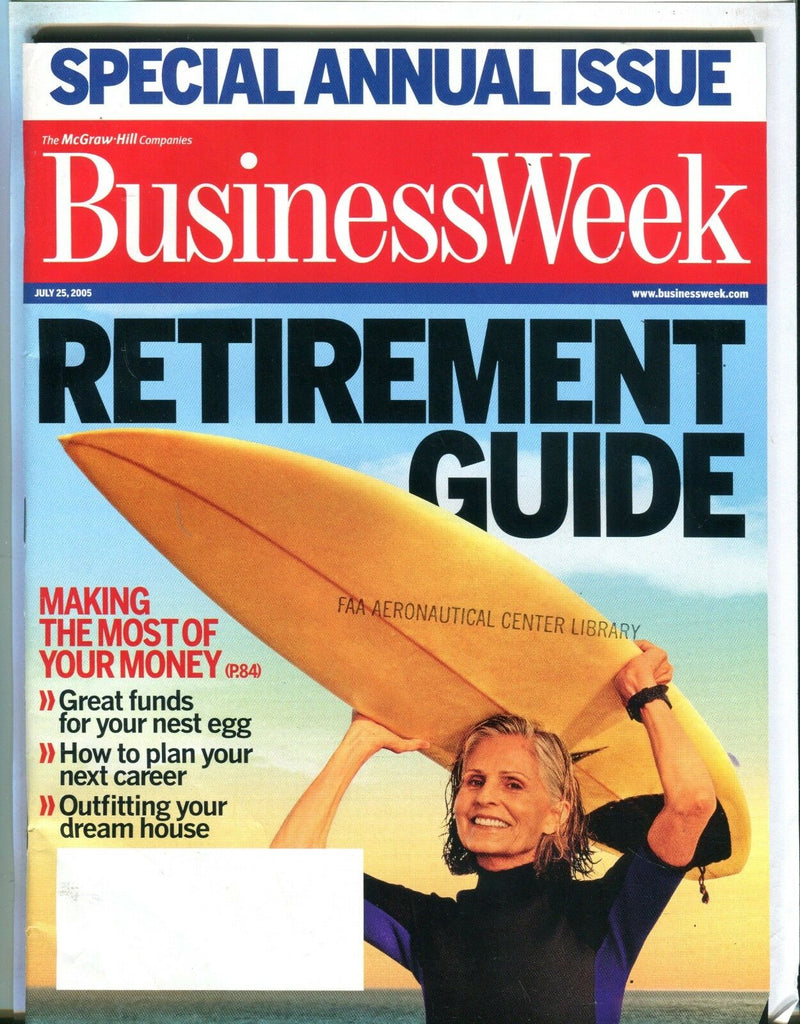 Business Week Magazine July 25 2005 EX w/ML FAA Library 102416jhe