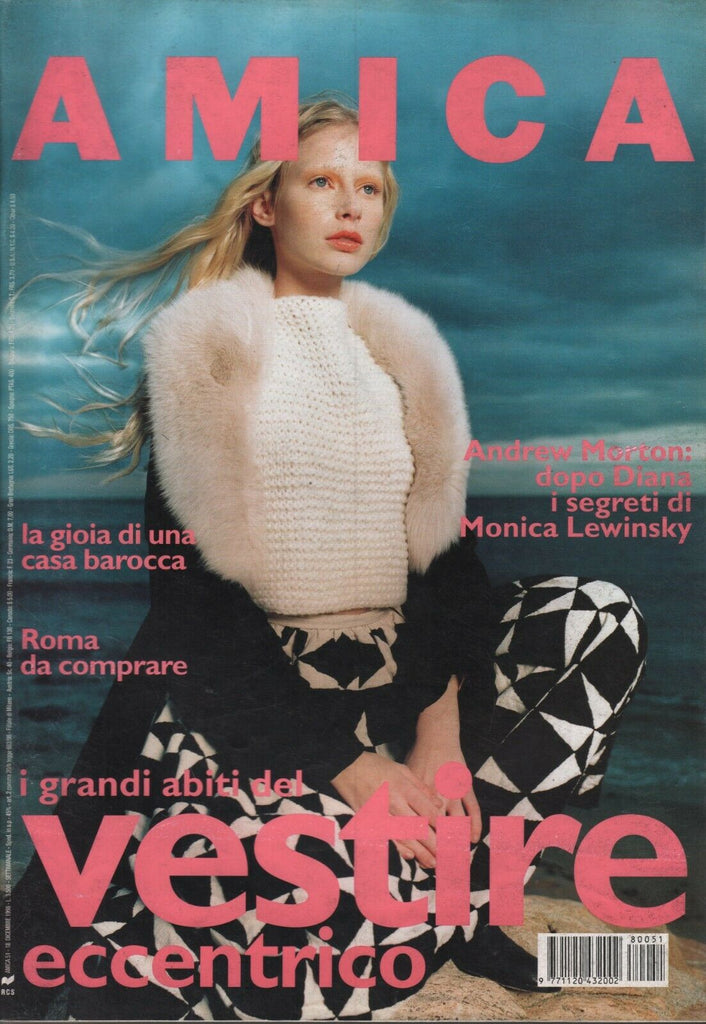 Amica Italian Fashion Magazine December 18 1998 Monica Lewinsky 011321ame