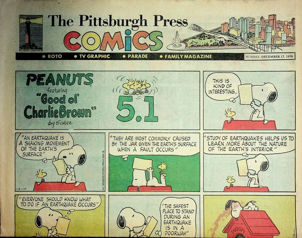 The Pittsburgh Press Comics December 17 1978 Peanuts Batman Superman 021220AME