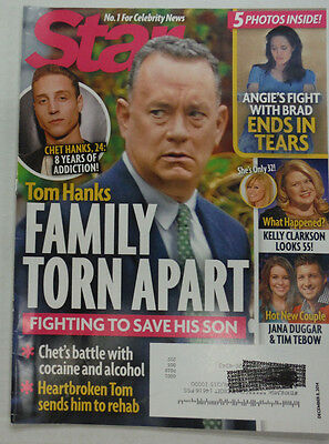 Star Magazine Tom Hanks & Angelina Jolie Kelly Clarkson December 2014 051415R
