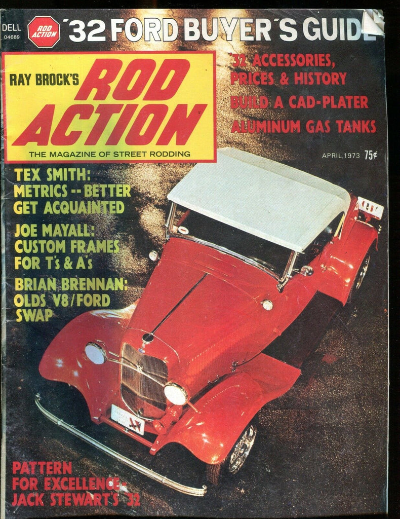 Rod Action Magazine April 1973 Tex Smith Metrics VG No ML 010917jhe