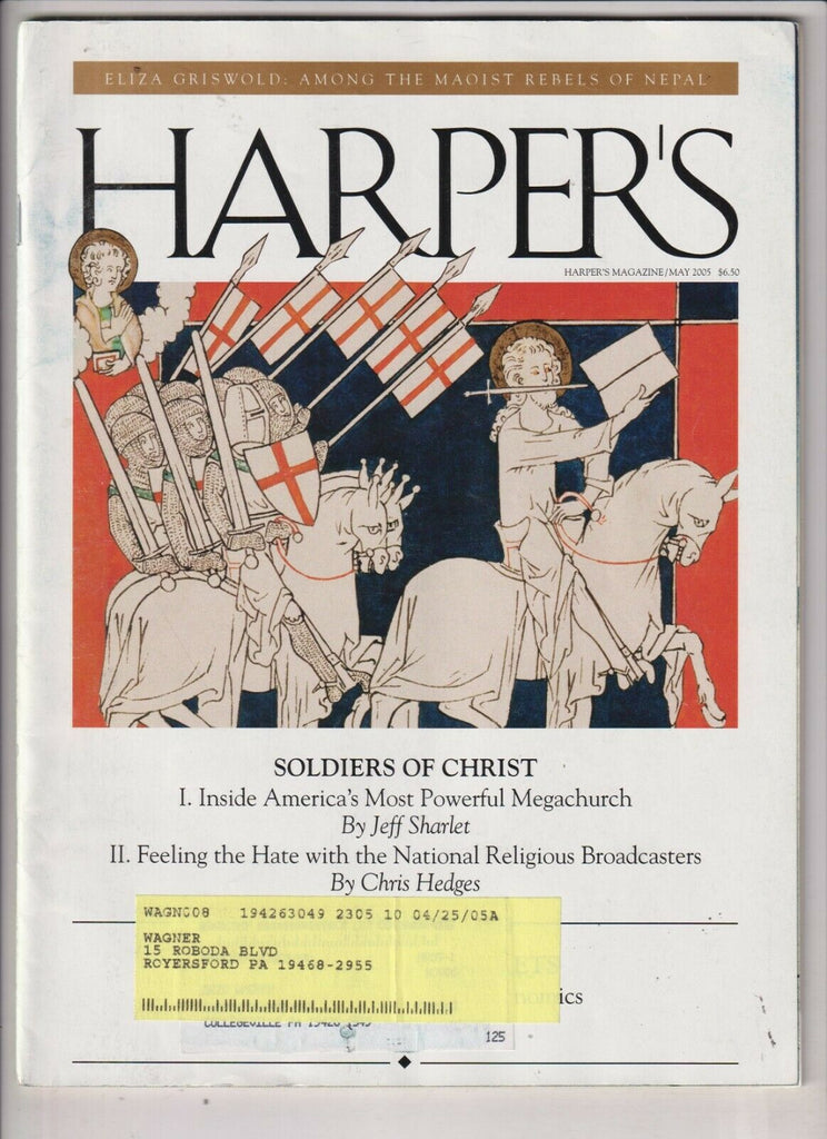 Harper's Magazine Eliza Griswold & The Maoists May 2005 032720nonrh