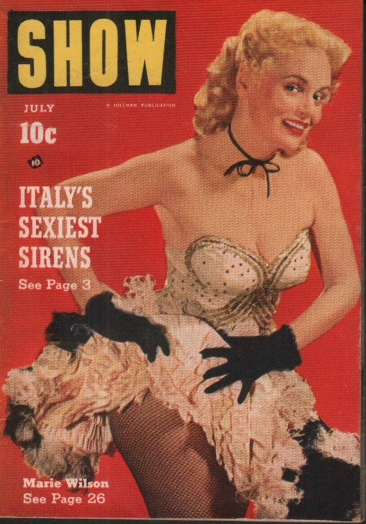 Show Digest July 1953 Marie Wilson Cheesecake Pin Up 070819AME