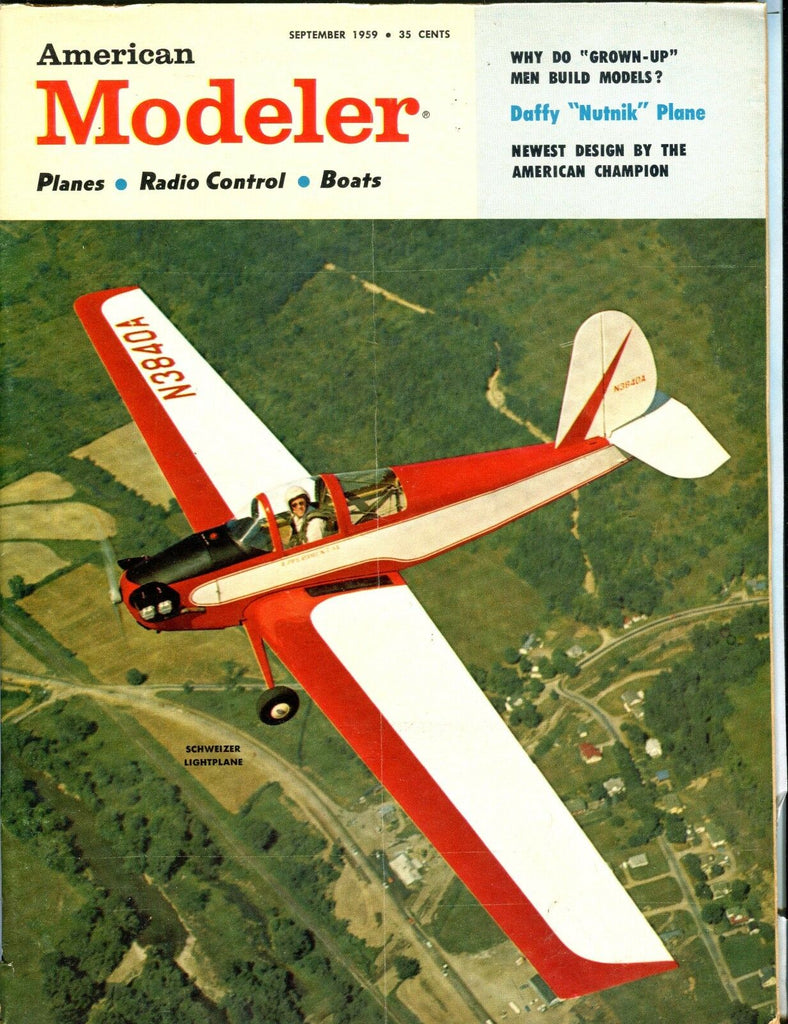 American Modeler Magazine September 1959 Schweizer VG No ML 040517nonjhe