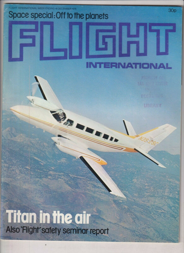 Flight International Mag Titan In The Air December 18, 1976 022120nonr