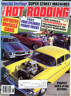 Popular Hot Rodding Magazine June 1983 Imported Muscle Cars VG 010816jhe