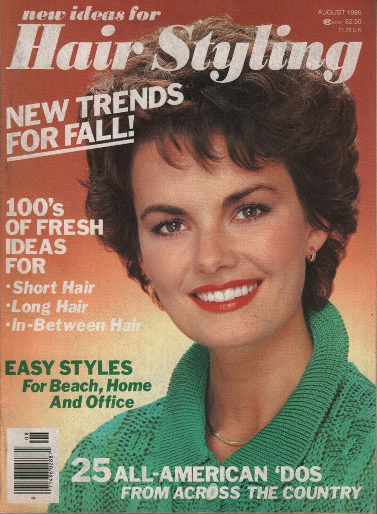 New Ideas for Hair Styling August 1986 Vintage Hairstyles 072619AME2