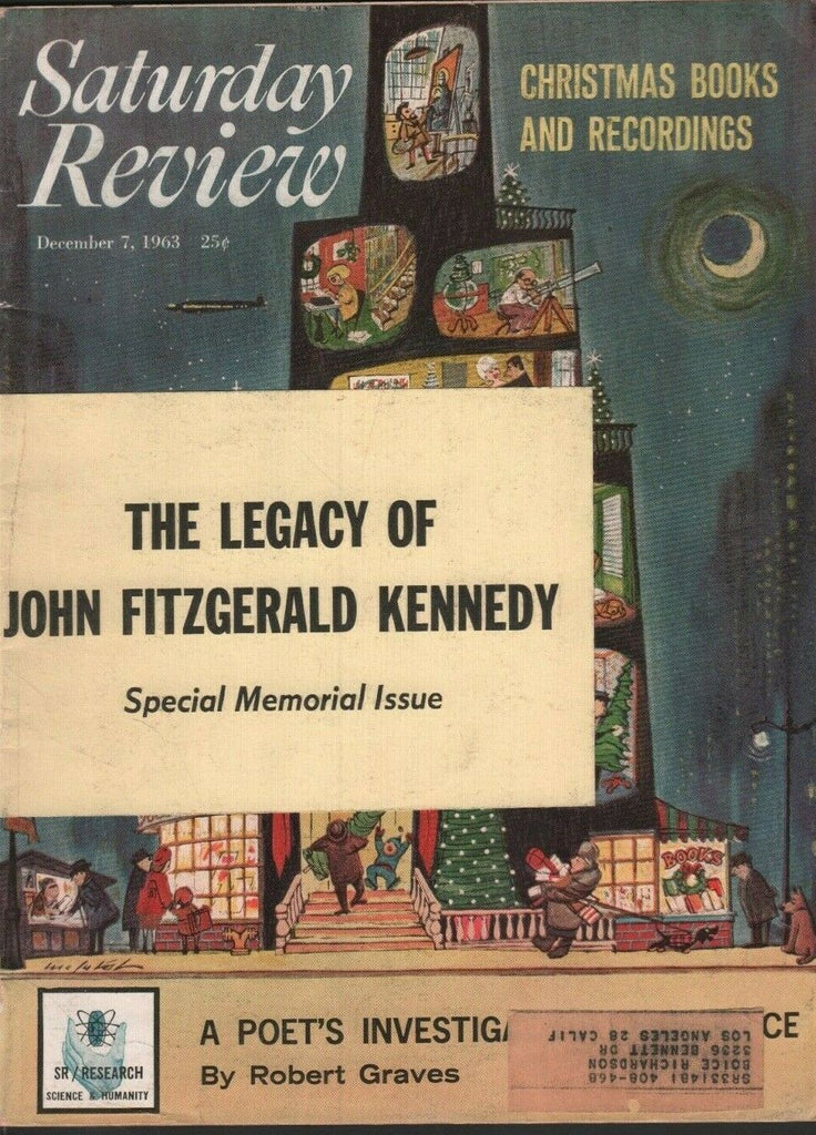 Saturday Review December 7 1963 John F Kennedy Memorial Issue w/ML 061919DBE