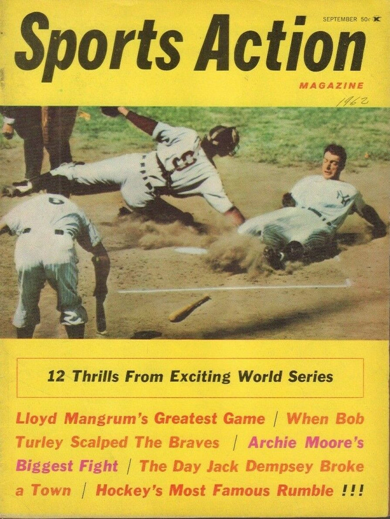 Sports Action September 1962 Joe DiMaggio New York Yankees 020519DBE