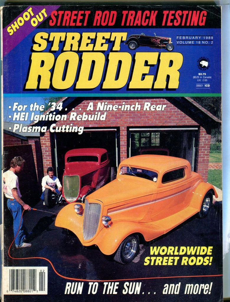 Street Rodder Magazine February 1989 Track Testing VG No ML 042017nonjhe