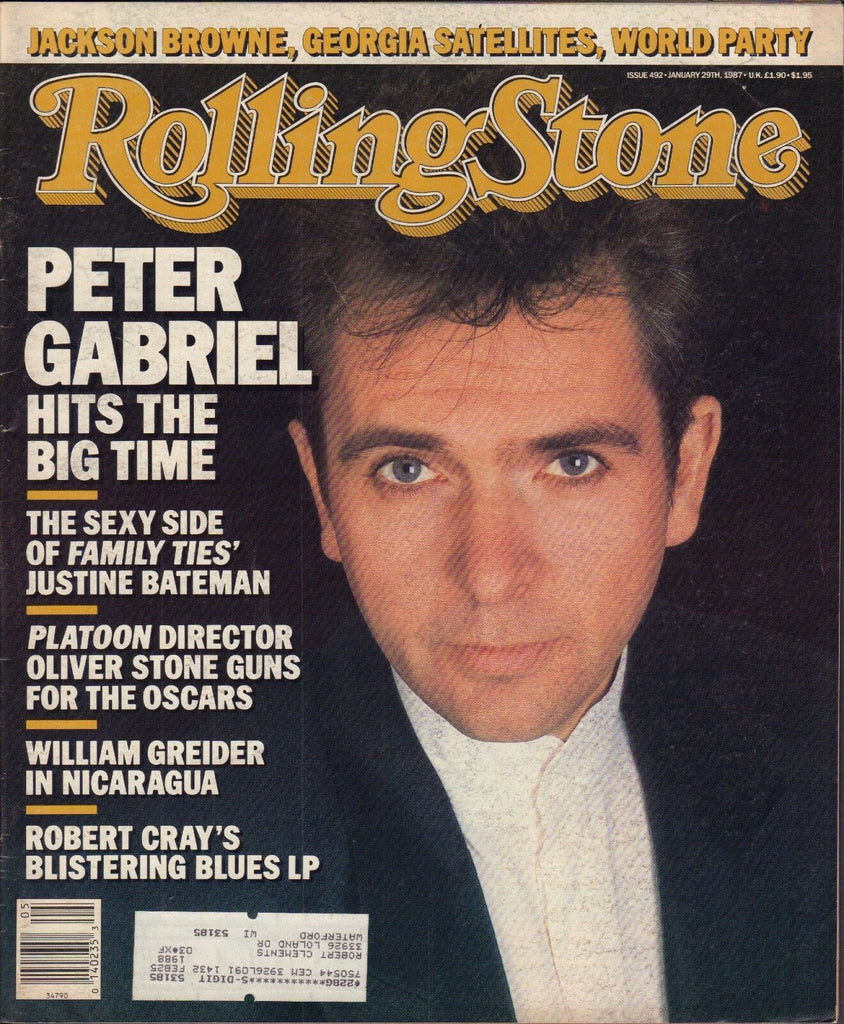 Rolling Stone January 29 1987 Peter Gabriel, Robert Cray w/ML VG 122816DBE