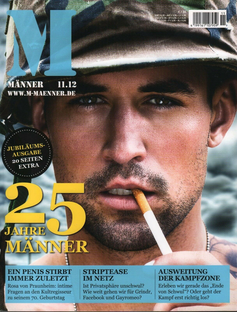 Manner German Gay Interest Magazine November 2012 Dino Binetti 030420AME
